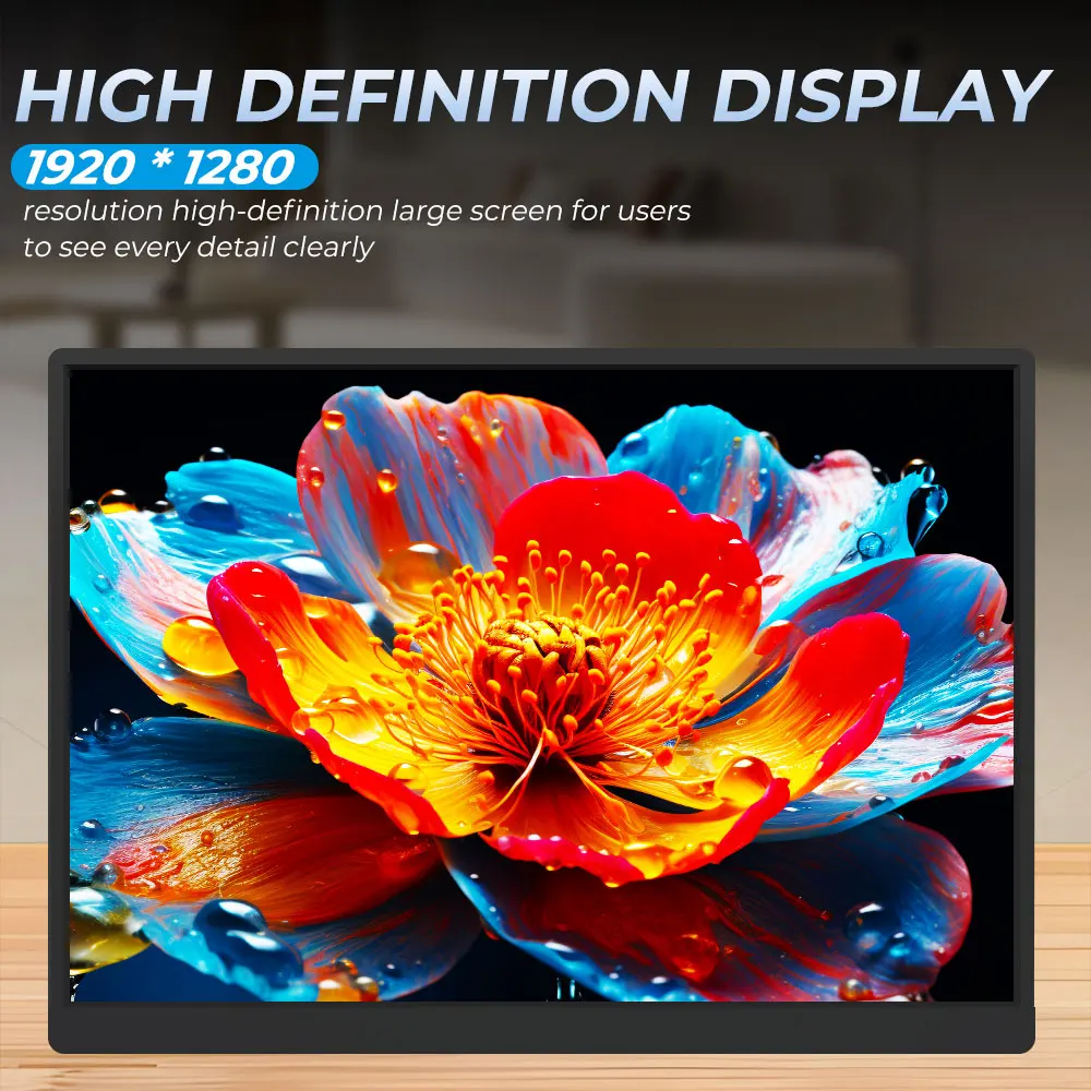 MUCAI 100% sRGB Monitor móvil portátil de luz azul baja 10,5 "IPS adecuado para computadora portátil, Mac, Xbox, PS4/5, y dispositivos de visualización de interruptor - imagen 5