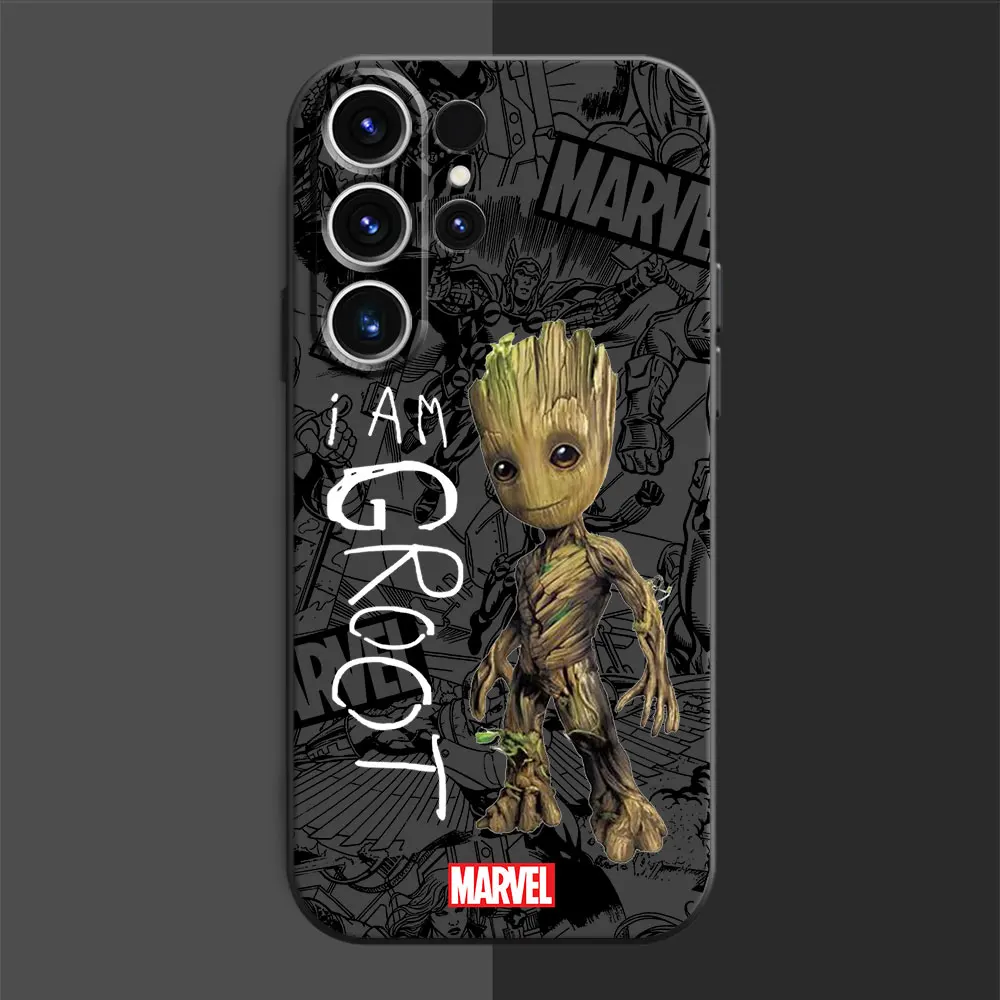 Marvel Groot funda de bebé TPU funda suave para Samsung Galaxy S9 S8 S7 S23 24 S10e S21 Ultra 5G S22 Plus S20 FE S10 S8Plus bolsa trasera - imagen 4