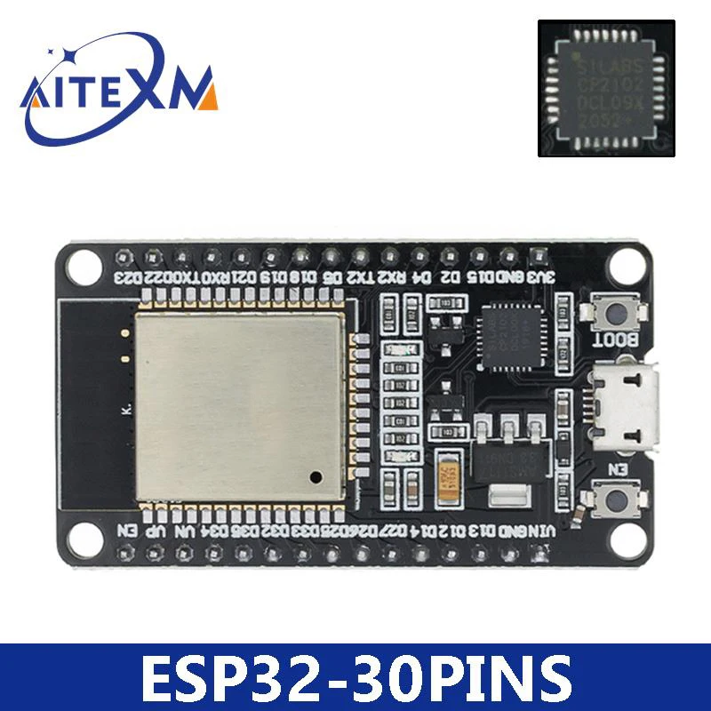 Placa de desarrollo ESP32 CH340C WiFi + Bluetooth Placa de expansión de ESP-32 de doble núcleo de potencia ultrabaja ESP32-DevKitC-32 - imagen 3