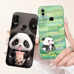 Funda Silicona Samsung Galaxy A10s - Diseño Panda Creativo