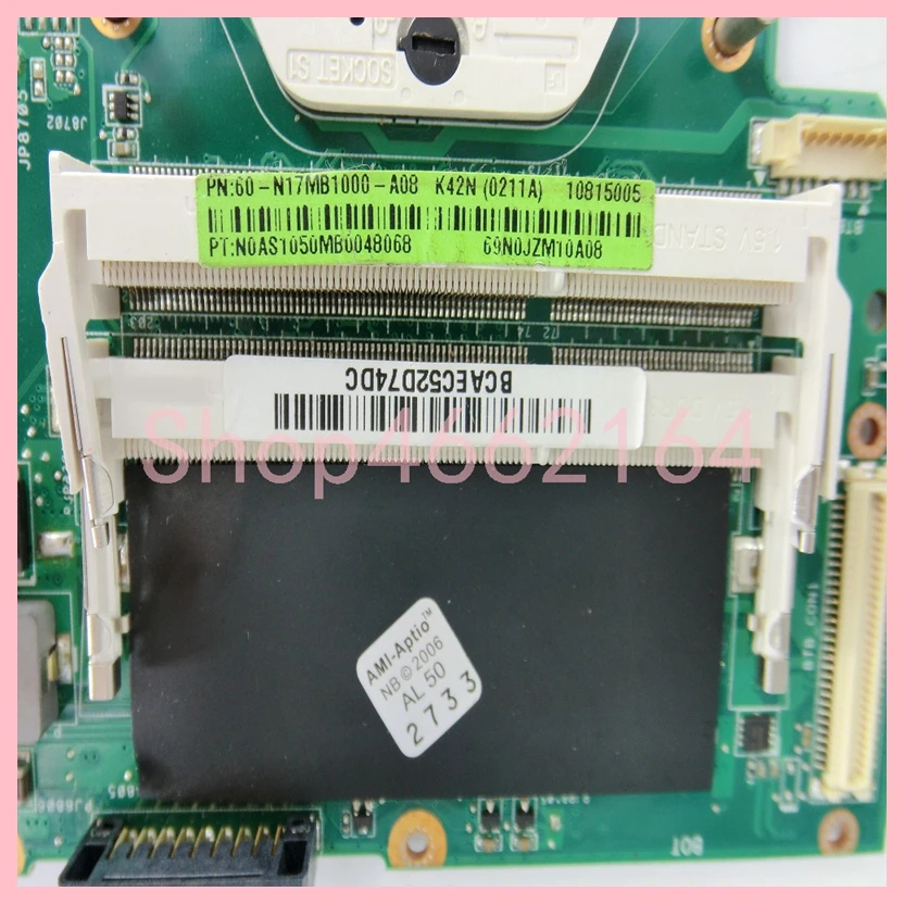 Placa base para ordenador portátil K42N UMA para ASUS A42N K42N X42N placa base para portátil 100% completamente probada OK - imagen 4
