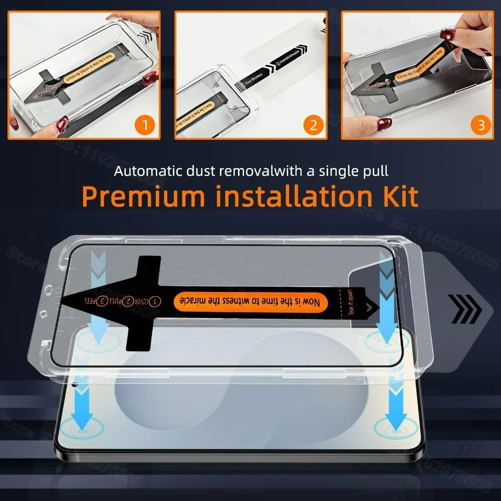 2 uds vidrio templado para Xiaomi 15T Pro 15T 15s Pro Protector de pantalla para Xiaomi 15 Ultra 15Pro 17 Pro Max vidrio de fácil instalación - imagen 2