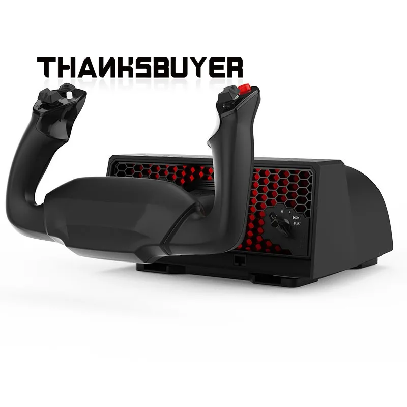 Controlador de vuelo de videojuegos para PC Control de vuelo Alpha Joystick XPC / cuadrante del acelerador para panal