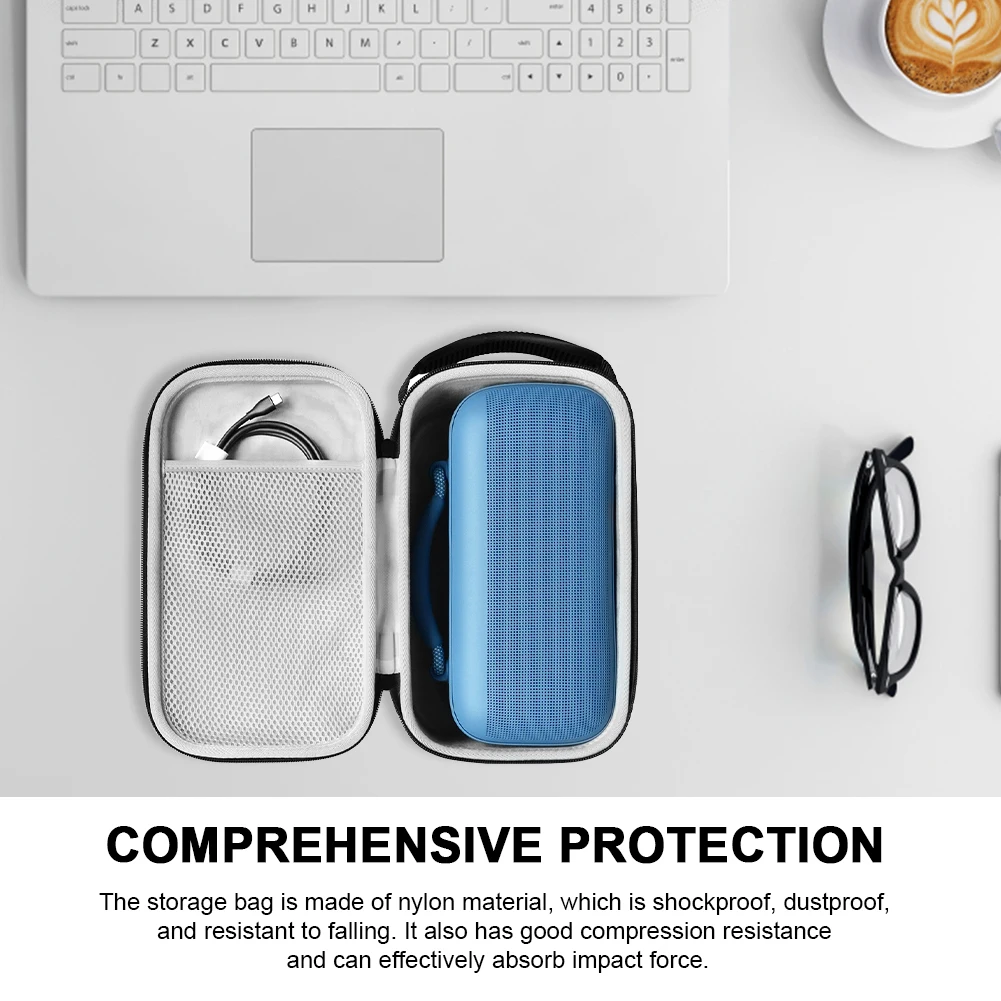Estuche rígido de EVA para Bose SoundLink Max, bolsa de almacenamiento para altavoz portátil, estuche de transporte a prueba de golpes, estuche protector de viaje - imagen 2