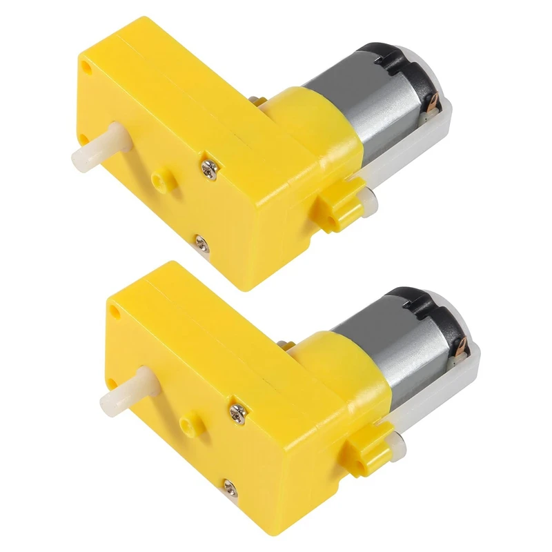 4 Uds TT Motor inteligente coche Robot engranaje Motor rueda Kit 3-6V DC engranaje eléctrico TT Motor L forma doble eje inteligente para coche Robot - imagen 5