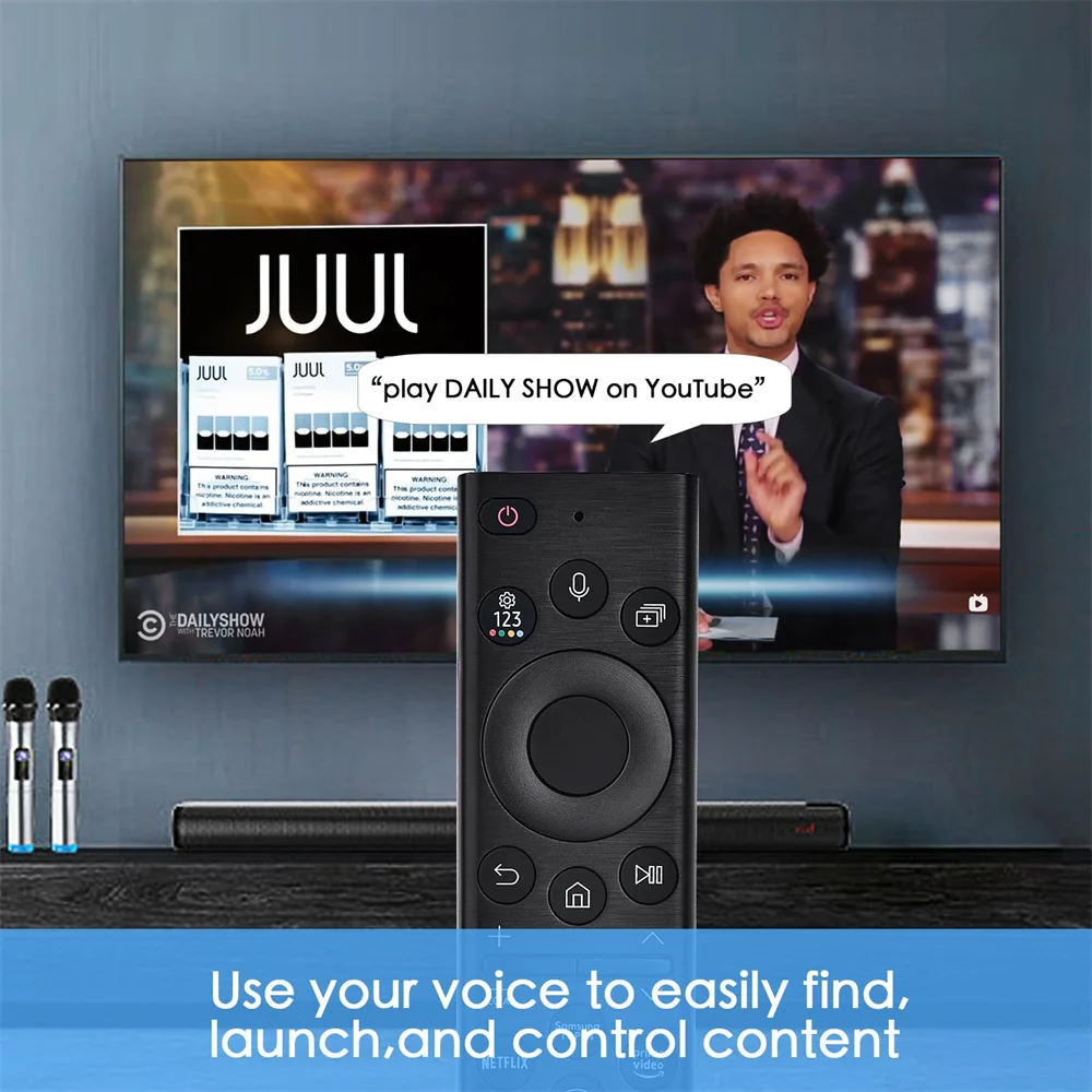 BN59-01385A de control remoto por voz para televisores Samsung Smart TV 2019-2023 Crystal UHD Neo QLED OLED 4K 8K Series (sin función solar) - imagen 4