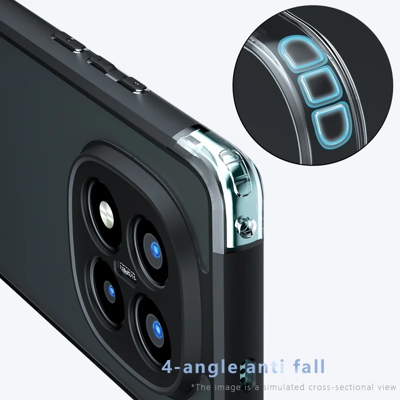 Para Redmi Note 14 Pro Plus funda Xiaomi Redmi Note 14 Pro Plus 5G Capas mate transparente para Fundas Redmi Note 14 Pro Plus - imagen 5