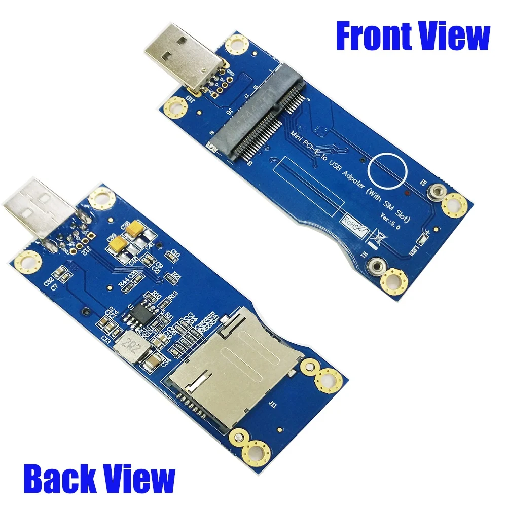 Mini adaptador PCI-E a USB con ranura para tarjeta SIM para módulo WWAN/LTE, placa adaptadora de módulo 3G/4G (grado Industrial) - imagen 5