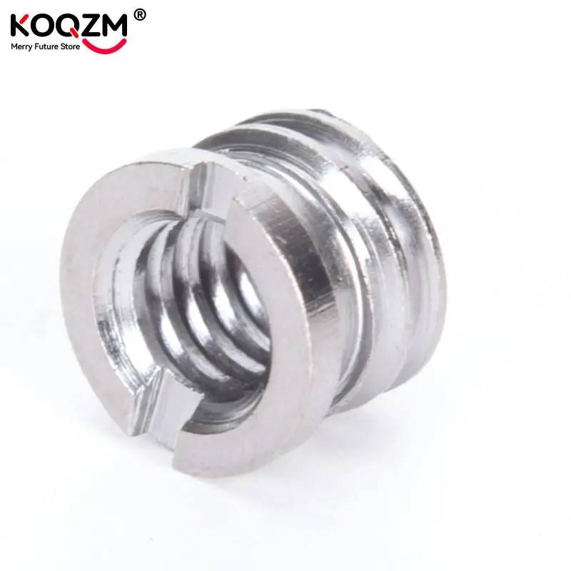 Tornillo de conversión de 1/4 a 3/8 pulgadas, adaptador estándar, reductor, convertidor de buje para cámara DSLR, videocámara, trípode, monopié, 5 unids/lote por paquete - imagen 5