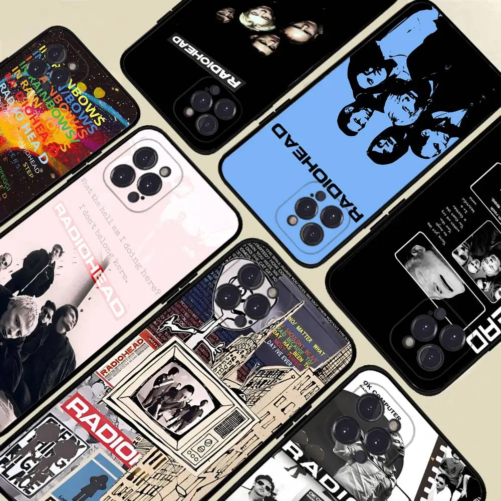 Fashion Design Radiohead Phone Case For iPhone 16 15 14 13 12 Mini 11 Pro XS Max X XR SE 6 7 8 Plus Soft Silicone Cover - imagen 4