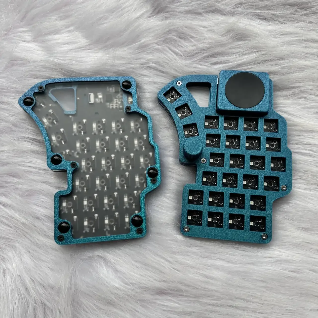 Dilemma Max Split Kit de teclado personalizado con cable RGB Hot-swap Fdm perilla de impresión panel táctil simular ratón soporte Vial Mx Switch - imagen 4