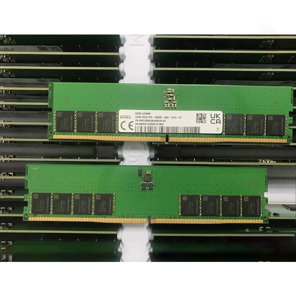 1 Uds. Para SK Hynix RAM 32GB 32G 2RX8 5600 PC5-5600B-UB0 DDR5 UDIMM memoria de escritorio HMCG88AGBUA081N - imagen 3