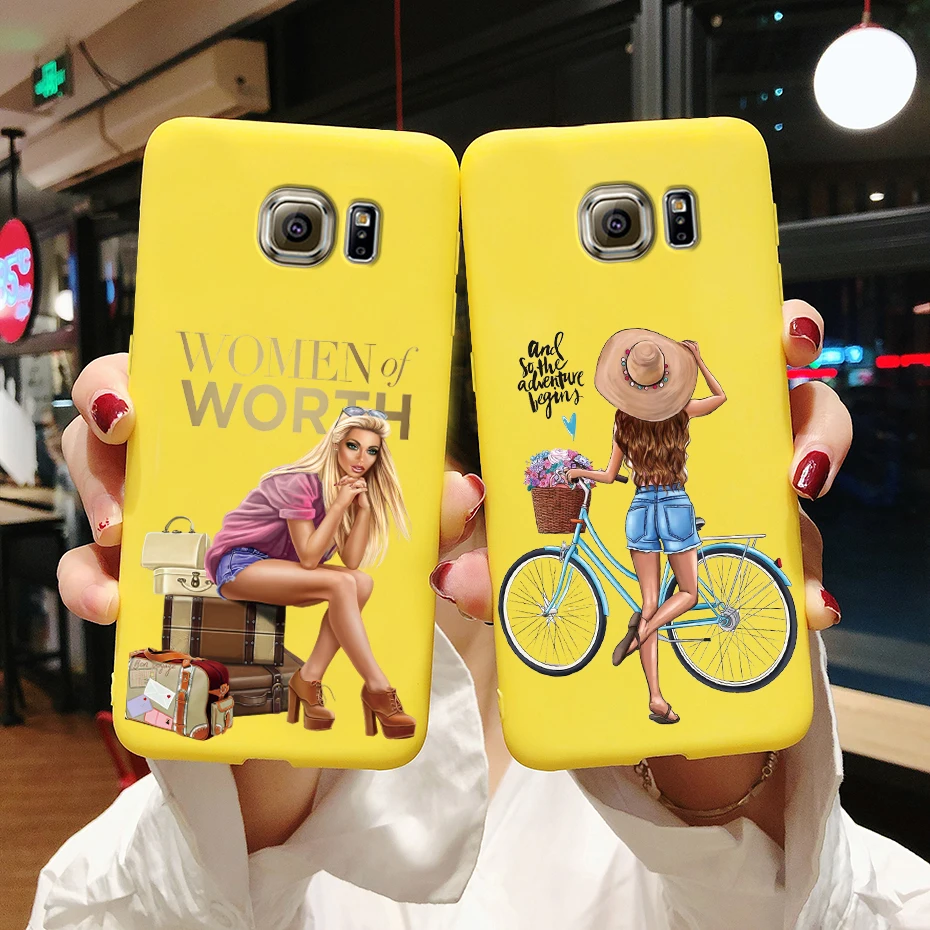 Para Samsung Galaxy S7 egde funda para Samsung Galaxy S6 edge funda para Samsung S7 S6 G920F SM-G925F funda bonita Fundas de silicona - imagen 5