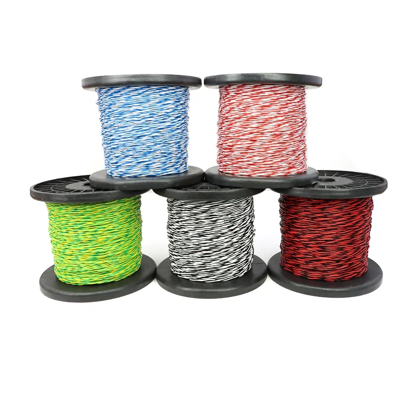 Cable de PTFE AFS200 de 1 ~ 20m, par trenzado 26/25/24/22/20/18/17/15/13 AWG, aislamiento FEP de alta temperatura, Cable eléctrico de cobre estañado - imagen 4