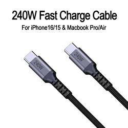 Cable USB-C PD 3.1 de Carga Rápida para Portátiles