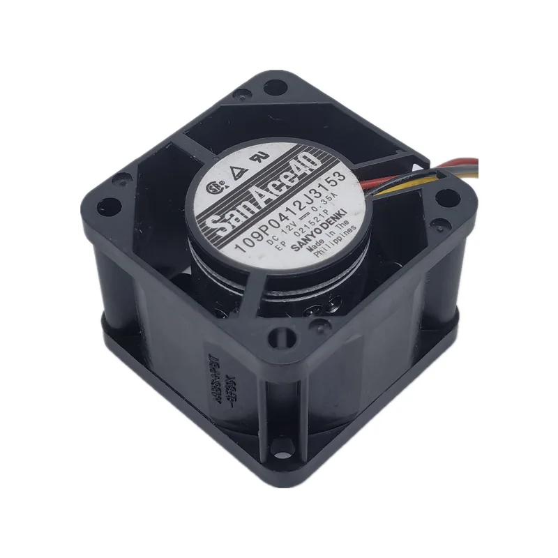 Sanyo-ventilador de refrigeración de gran volumen, inversor de aire, 109P0412J3153 DC12V 0.35A 4028 4cm, nuevo - imagen 2