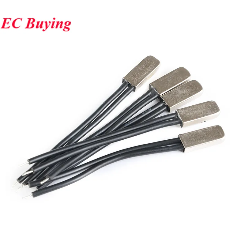 1 unidad-20 piezas KSD9700 250V 5A 85C 95C 45-145 grados interruptor de temperatura de disco bimetálico Normal abierto cerrado termostato Protector térmico - imagen 5