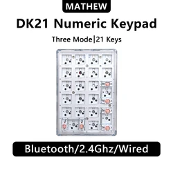 MATHEW DK21 Teclado numérico mecánico 22 teclas – Contabilidad
