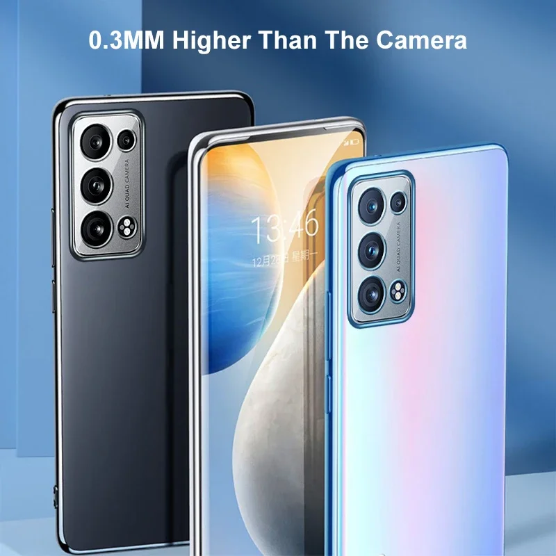 Funda de silicona transparente para OPPO Reno 5 6 7 8 Pro Plus 4 5 Lite 7Z 5G, funda de teléfono de TPU suave para OPPO Reno 3 4 Pro 2 2Z 4Z - imagen 3