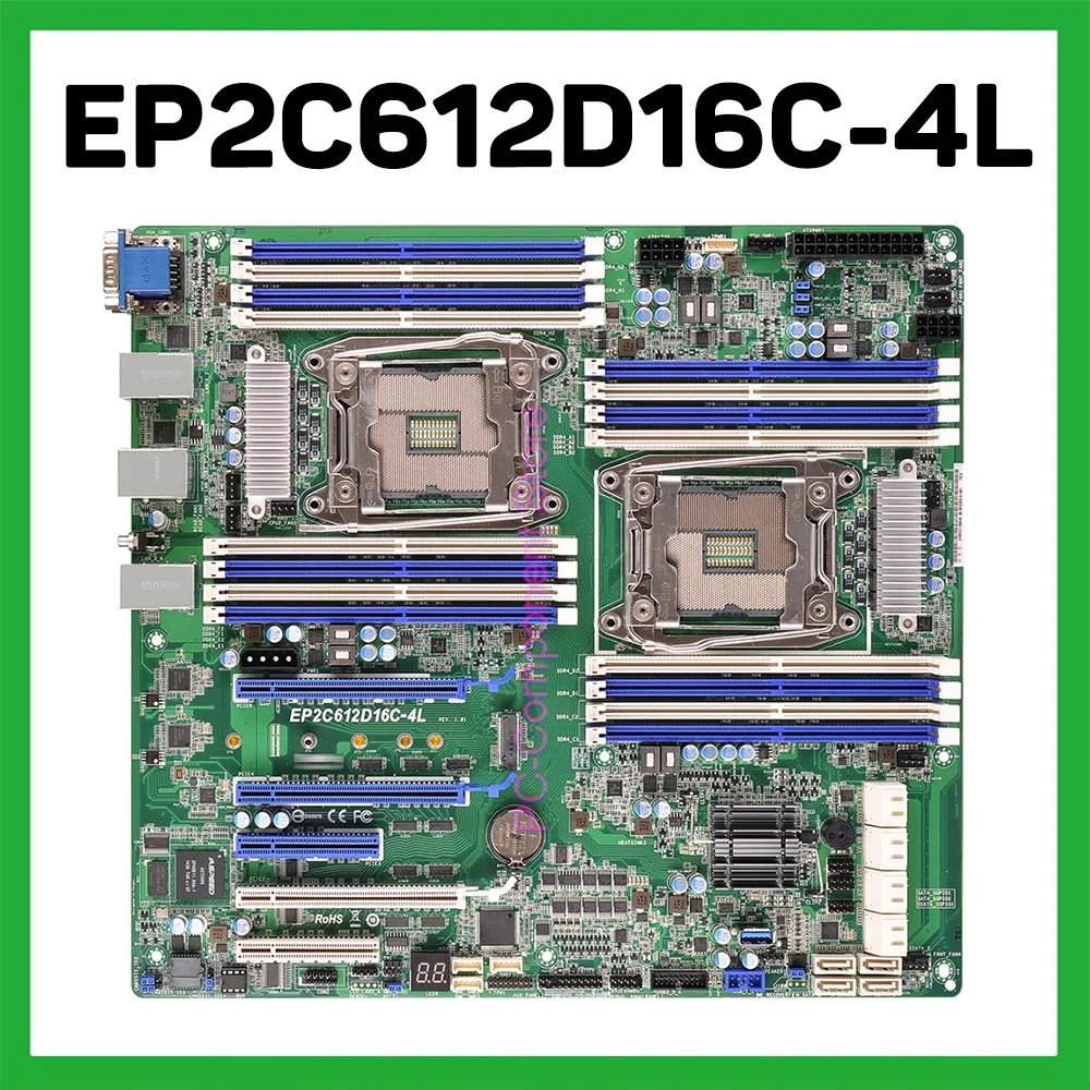 La placa base del servidor EP2C612D16C-4L se probará antes del envío