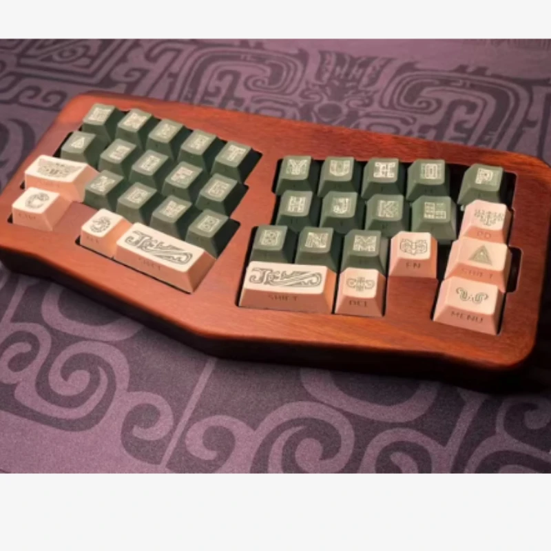 Kit de teclado mecánico Qaz Alice Walnut de 46 teclas, placa FR4 personalizada con cable, Bluetooth, teclas de cambio Lotlab de intercambio en caliente para juego de manos - imagen 2