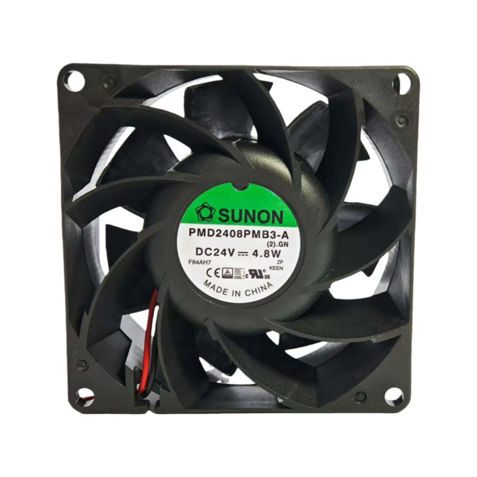 Nuevo para SUNON PMD2408PMB3-A 8025 24V DC ventilador de refrigeración 80x80x38mm 59,5 CFM 4200RPM alto flujo de aire y presión, rodamiento de bolas - imagen 2