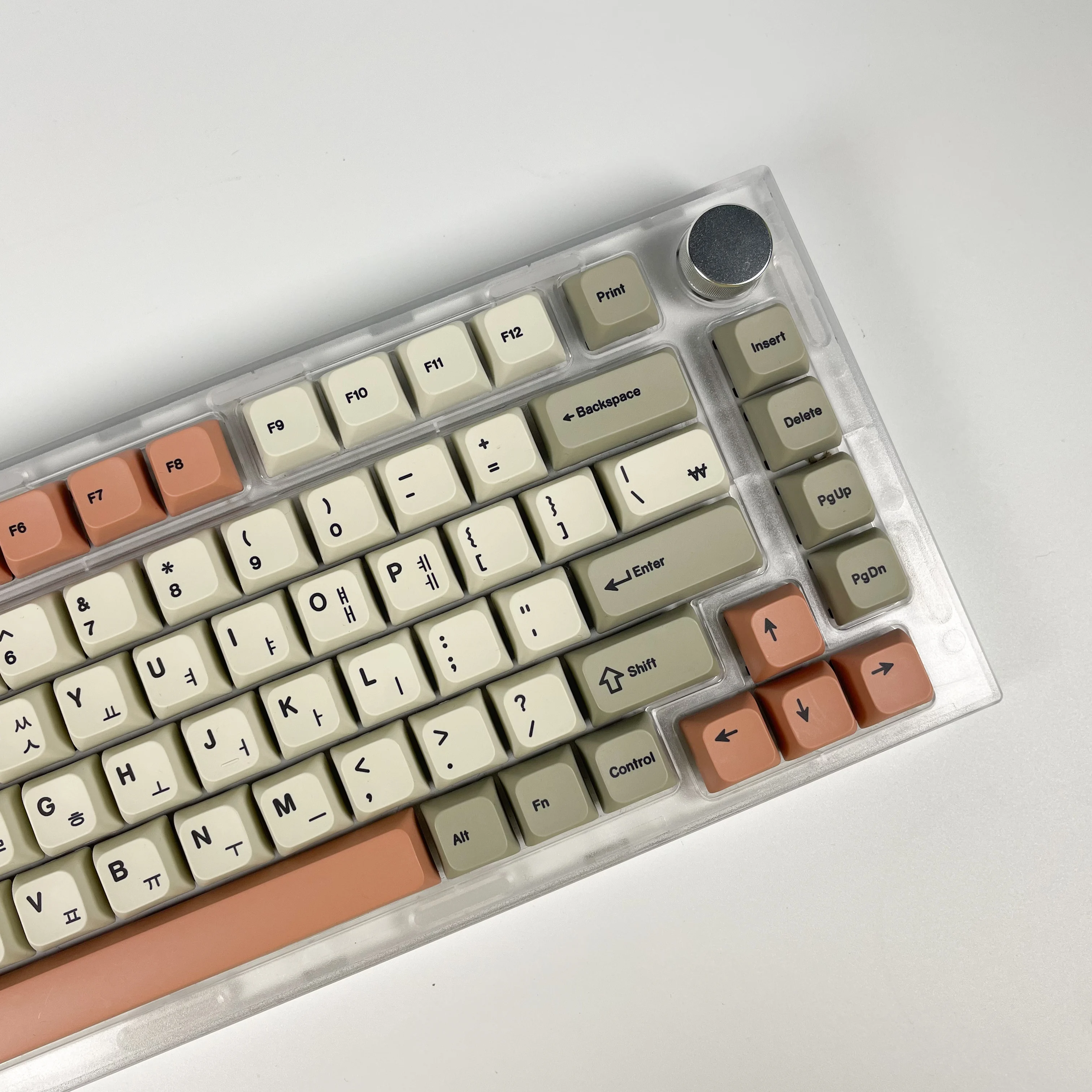 XDA-teclas PBT Retro 9009 coreanas/rusas/inglesas para teclado mecánico GMK67, juego de teclas de sublimación de tinte para juegos, 6.25u