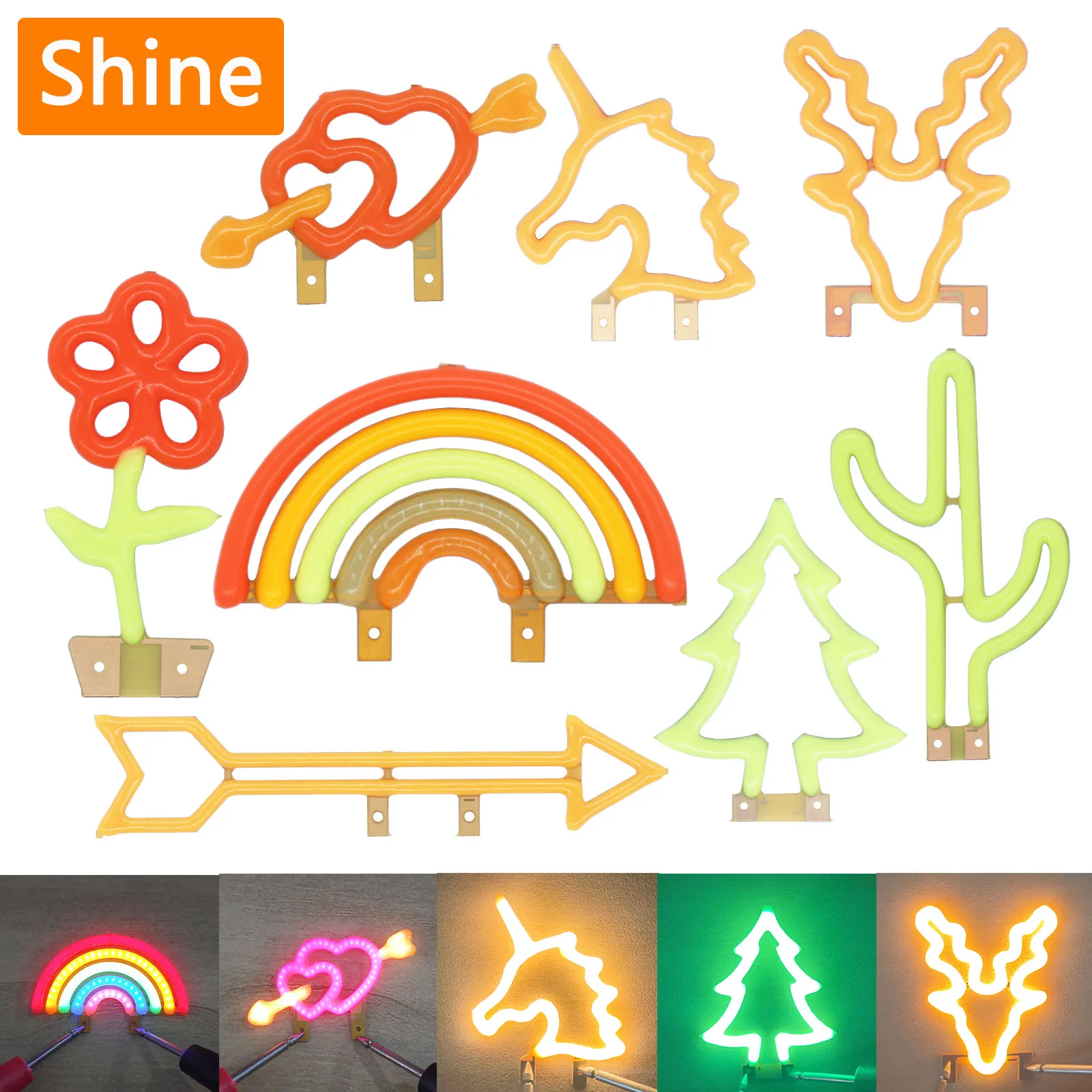 LED COB Edison mini filamento LED 3V vela diodo fiesta navideña 	   Decoración de cumpleaños Luz Arco Iris DIY Bombilla Flashes Accesorios - imagen 4