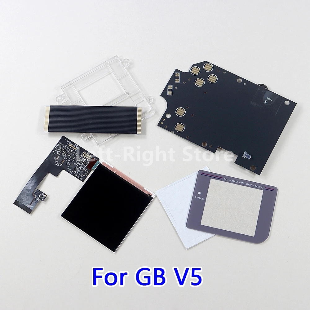 1 Juego para GB V5 V5.0 2,6 pulgadas retroiluminación resaltar IPS LCD brillo de pantalla completa con pantalla de vidrio - imagen 2