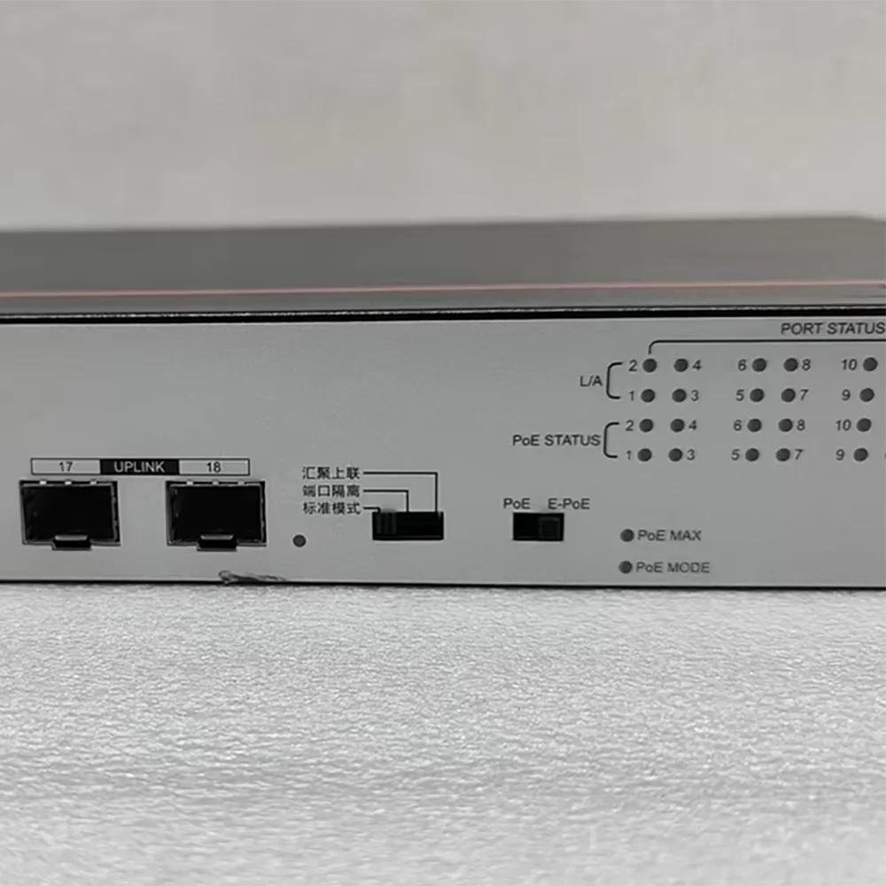 S100-16P2SR Conmutador POE Gigabit de 16 puertos con 16 puertos eléctricos Gigabit 2 puertos ópticos Gigabit - imagen 5