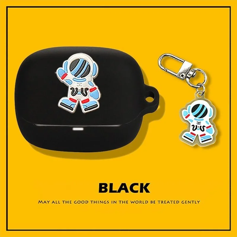 Funda blanda de silicona con dibujos animados en 3D para QCY MeloBuds Pro, funda protectora para auriculares inalámbricos Bluetooth para QCY MeloBuds Pro ANC - imagen 3