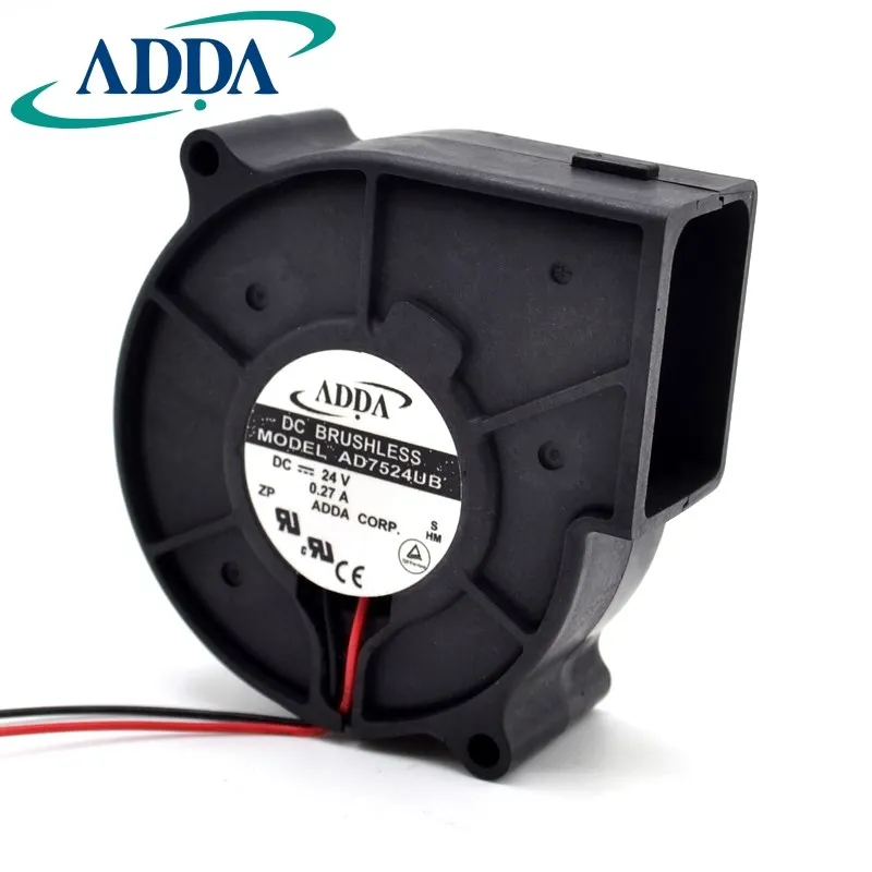 Para ADDA nuevo y ventilador Axial AD7524UB 24V proyector aparato fotográfico ventilador de refrigeración dedicado 75*75*30mm - imagen 3