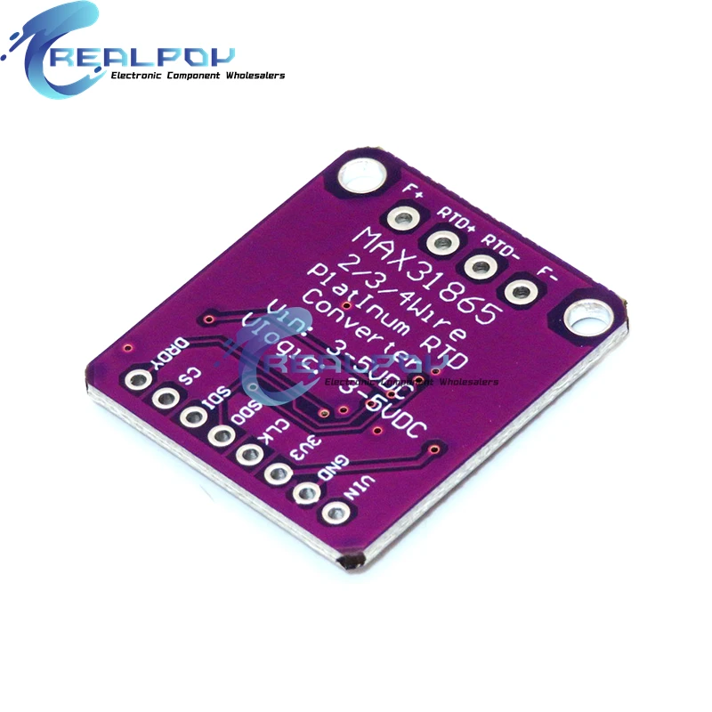 Módulo de Sensor de temperatura MAX31865, GY-MAX31865, módulo de conversión Digital RTD, placa electrónica DIY PT100-PT1000 para Arduino - imagen 5