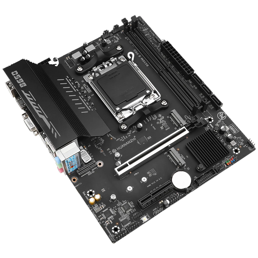 Placa base B650 AM5 Socket ARGB Extend Supoort Ryzen 7000-9000 NVME 4,0 módulo de fuente de alimentación de 8 opciones múltiples - imagen 3