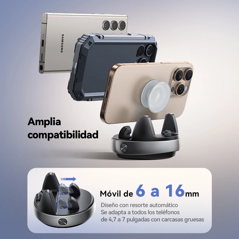 Joyroom Soporte Móvil Coche con Rotación 360° - 1 Mano - imagen 4