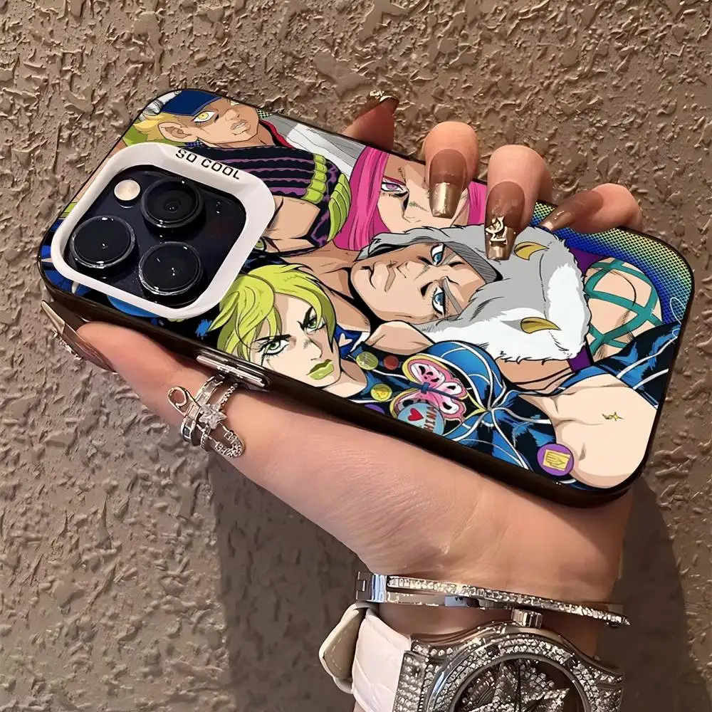 Funda de teléfono JoJo's Bizarre Adventure para iPhone 17 16 15 14 13 12 11 Pro MAX mate a prueba de golpes trasera anticaída mate - imagen 5