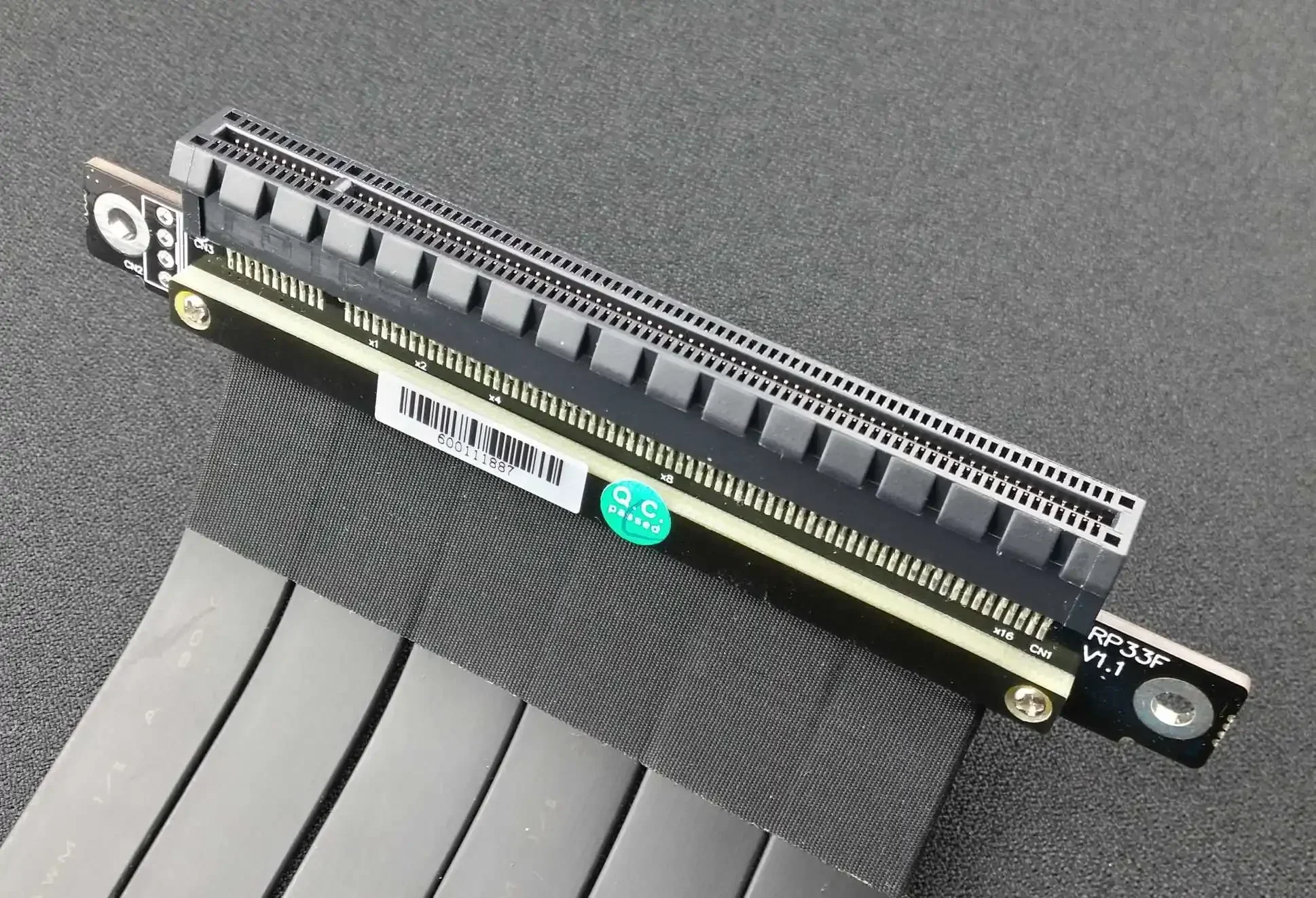 Adt-link-Cable elevador PCI-E 3,0x16, Cable de extensión de tarjeta gráfica, esquina de 90 °, 180 °, 270 °, Gen3.0, adaptador Vertical GTX 1080Ti - imagen 4
