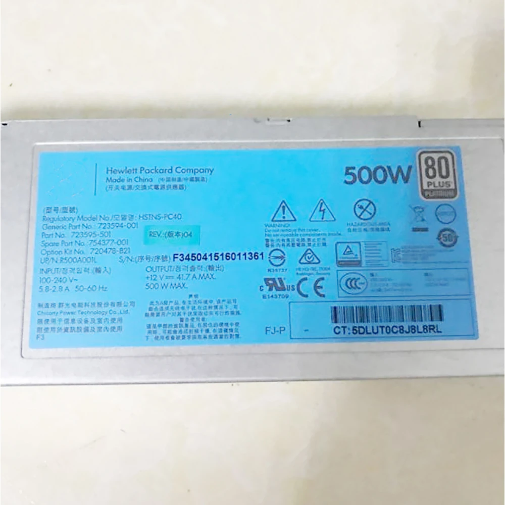 HSTNS-PC40 para fuente de alimentación del servidor HP DL360 380G9 720478 -B21 723594 -001 500W - imagen 4