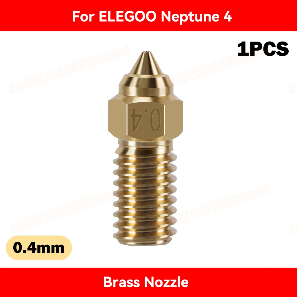 Boquillas de cabezal extrusor de 0,2/0,3/0,4/0,5/0,6/0,8/1,0mm para filamento de 1,75mm Neptuno 4/E3D/ENDER 7, piezas de impresora 3D, 10/30 Uds. - imagen 4