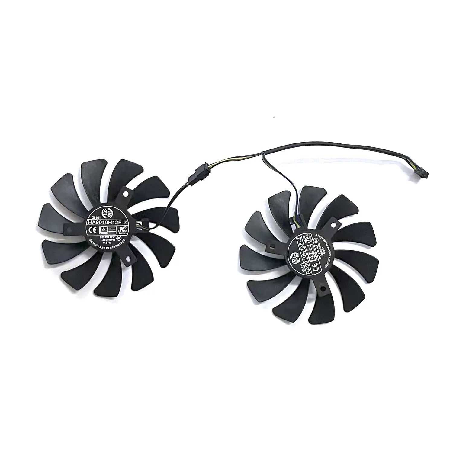 Tarjeta gráfica versi de competición de caza, 85MM, 4 pines, adecuada para POWERCOLOR RX 5700 XT 6500XT 6600 6600XT 5700XT 6700XT - imagen 4