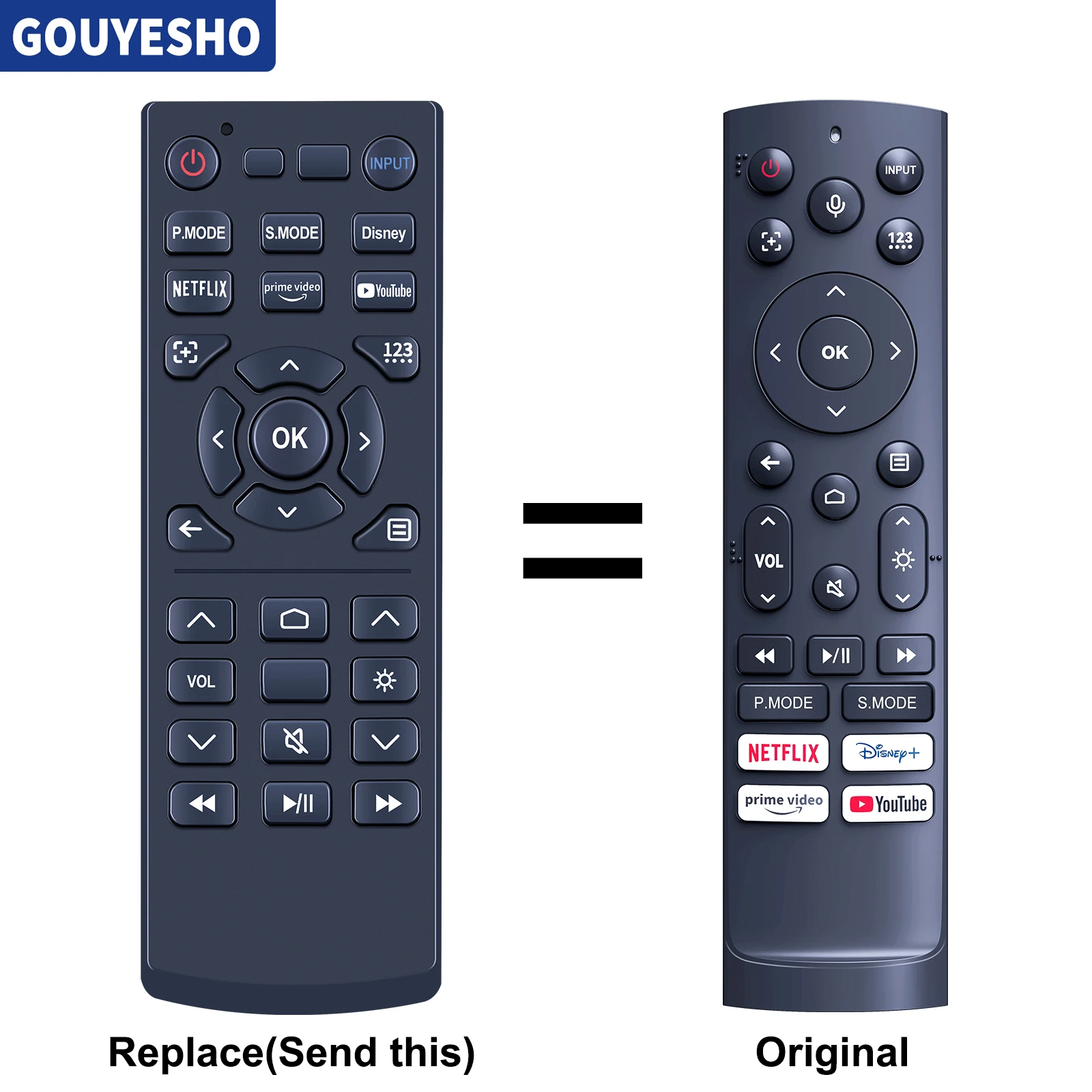 ERF3AD90H Control remoto por voz para Hisense TV C1 DLP Laser UHD 4K Projector, nuevo