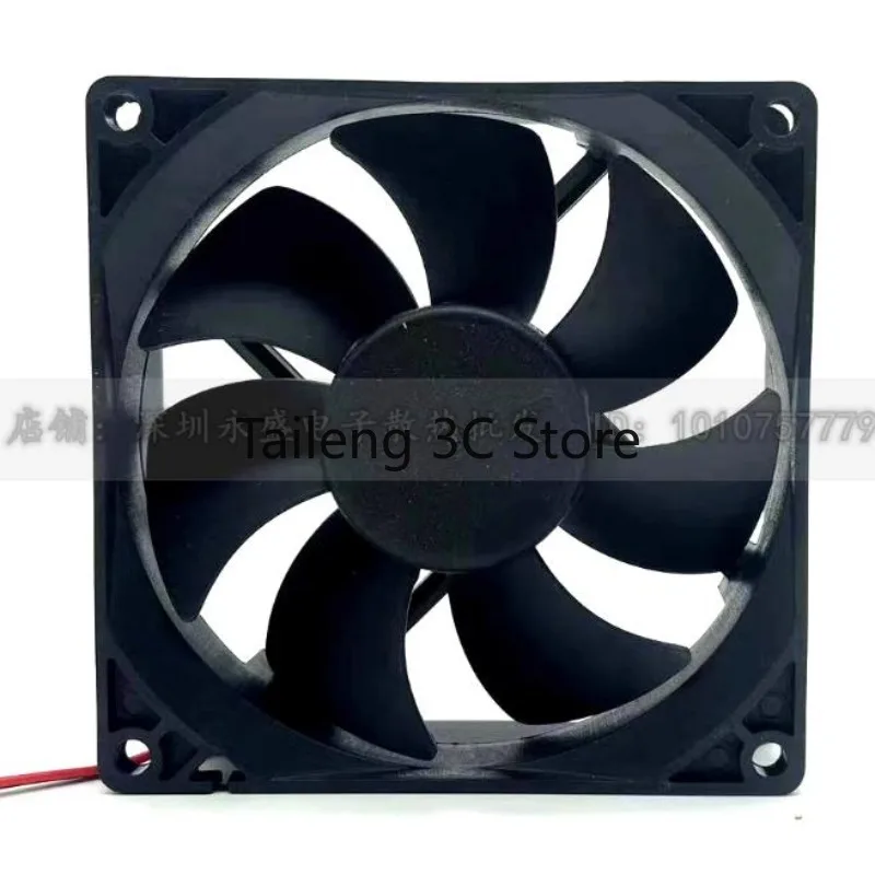 Nuevo ventilador enfriador para DA09225B24UA 9225 24V 0.50A 9cm ventilador inversor de doble bola 92*92*25MM - imagen 2