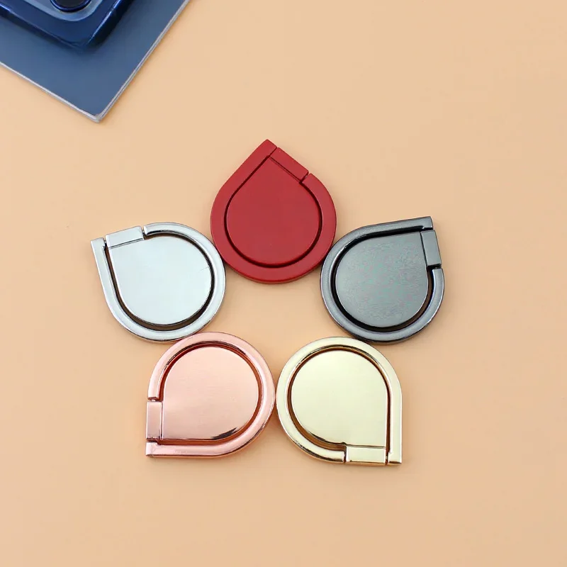 Anillo en forma de gota de agua, soporte portátil para teléfono móvil, soporte Universal de anillo de dedo con rotación de 360 grados para teléfono Huawei