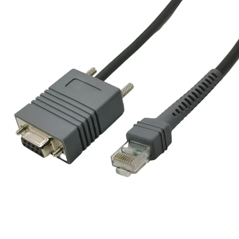 Compatible nuevo escáner Ls2208 2m RJ45 a RS232 Cable Com para Symbol Motorola LS1203 LS2208 LS4208 LS3008 escáner de código de barras - imagen 3