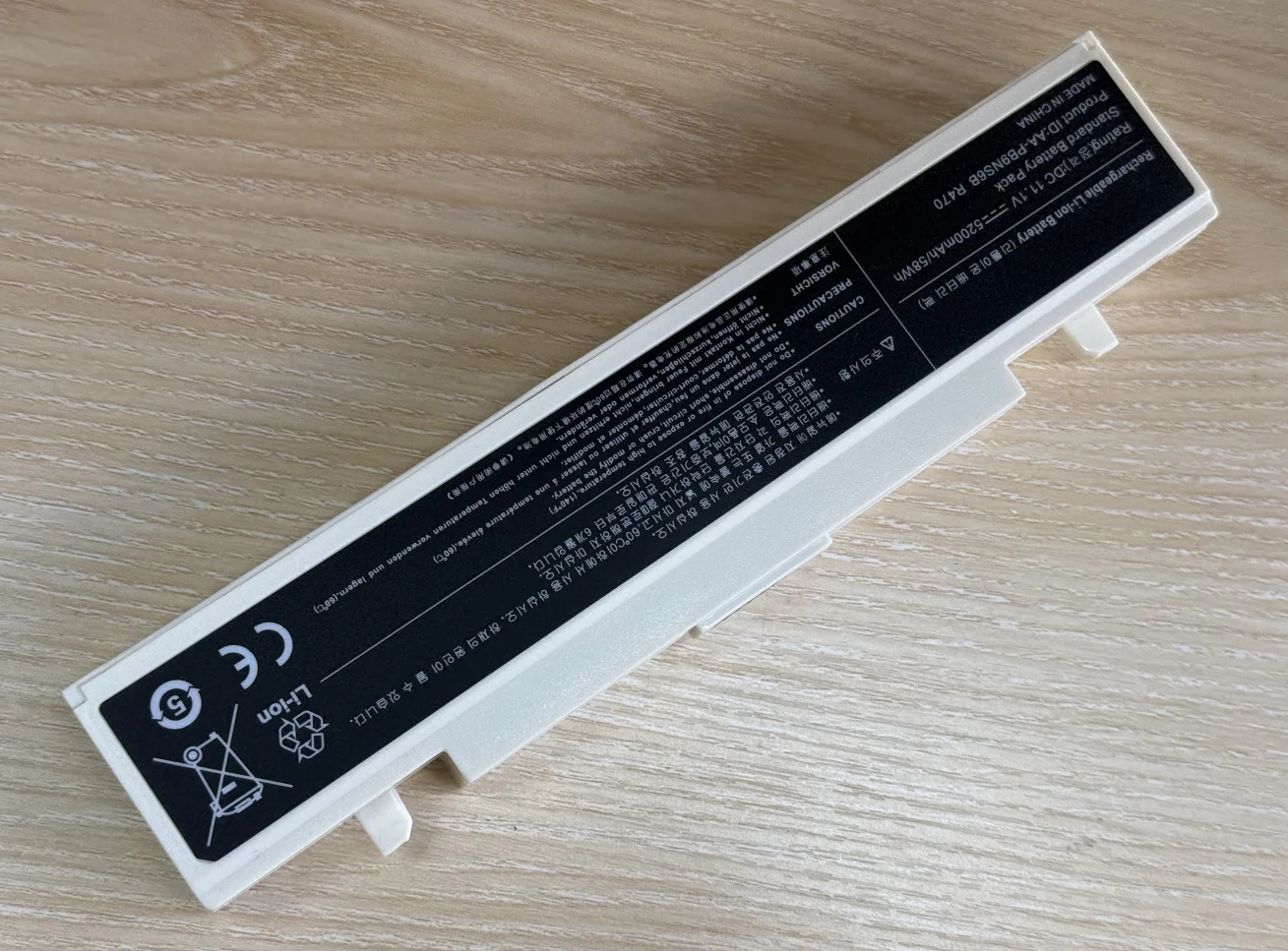 Batería blanca AA-PB9NS6W AA-PB9NS6B para Samsung R428 R429 AA-PB9NC5B AA-PB9NC6W - imagen 2