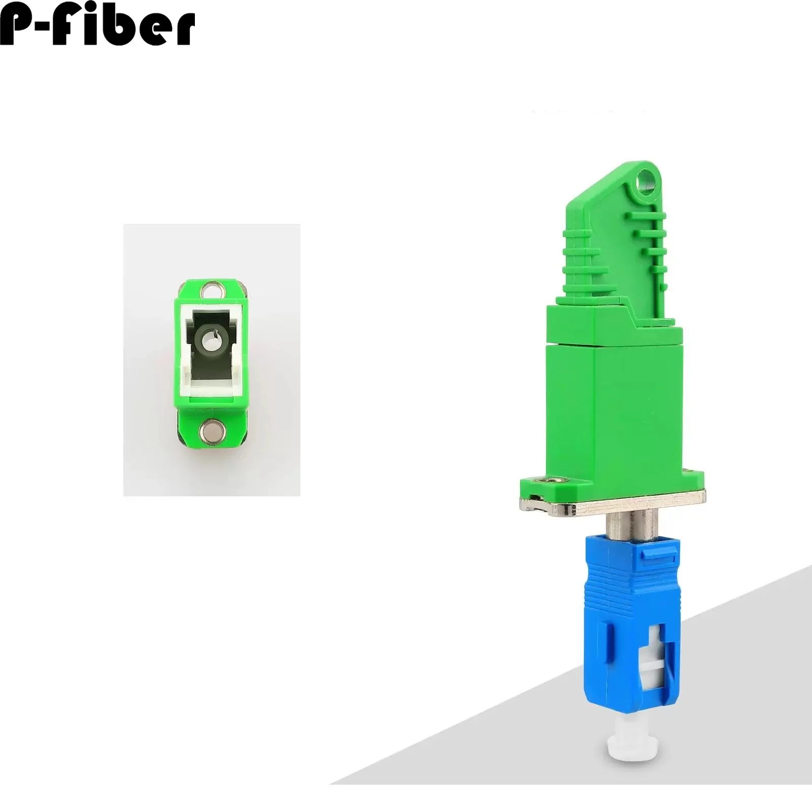 Atenuador de fibra FM E2000/APC-SC óptico hembra a macho ftth 2-20db 2db 3db 5db 10db 15db atenuador óptico verde ftth E2000 2 uds - imagen 3