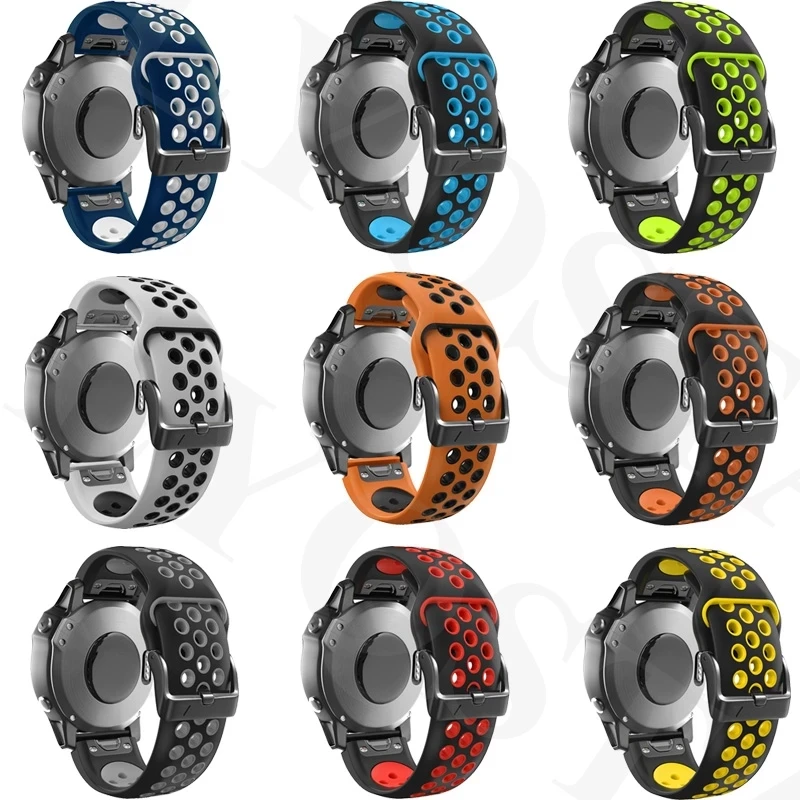 Instinct 2 Correa de reloj Solar QuickFit, 22mm, 26mm, Garmin Instinct Epix Gen 2 Fenix 7X 7 6 6X Pro 5 5X Band Bracelet - imagen 2