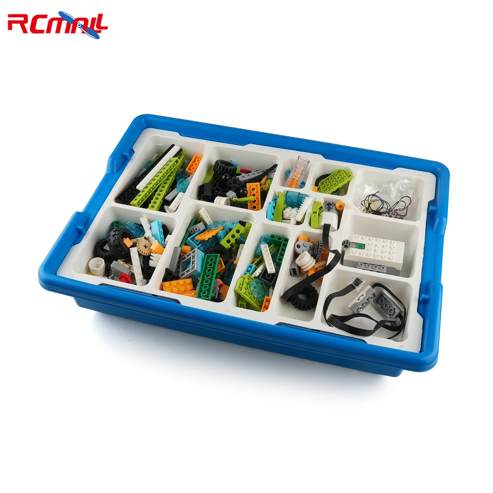 STEM-Robot de programación educativa, Kit de ladrillos electrónicos Compatible con We.do2.0 45300, juego de construcción de robótica, juguetes DIY - imagen 3