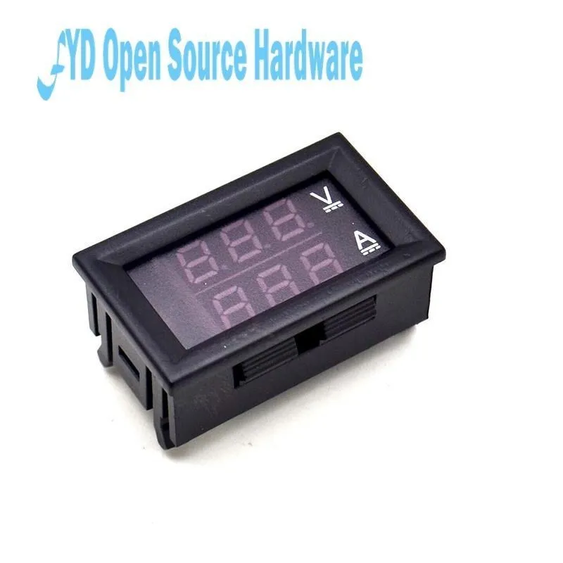 DC0-100V1A 10A 50A 100A LED DC pantalla Dual Digital voltímetro de corriente Digital cabeza - imagen 3