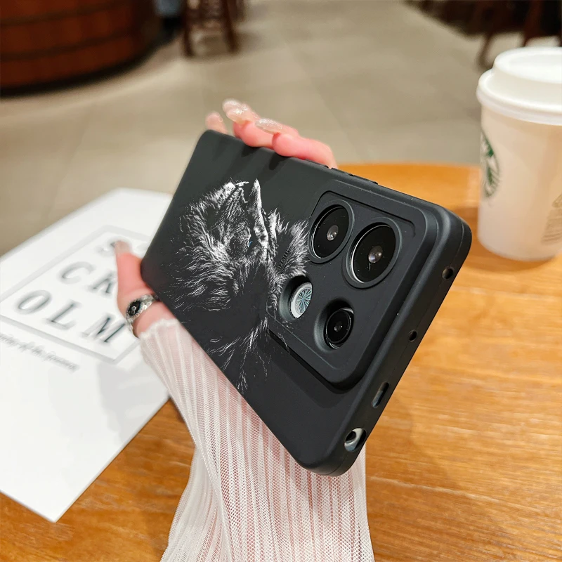 Funda de teléfono con patrón de León para Xiaomi, carcasa para Poco X6 Pro, 11 Lite, 5G, NE, 13, 13T, 12, 12T, Poco M6, X5, F5 Pro, 14 - imagen 5